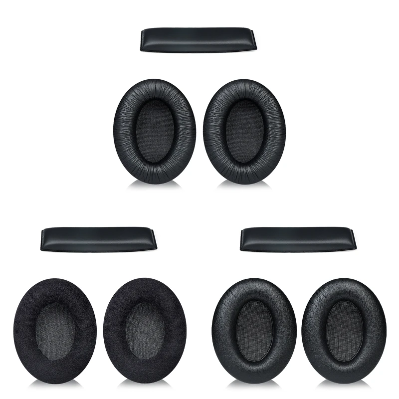 Qualified Repair Sponge Earmuffs Headbeam forSennheiser HD200 Headphone Cover Isolate Noise Covers