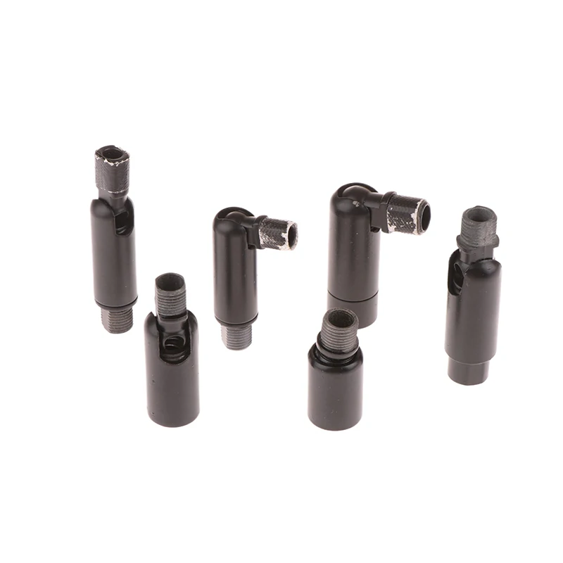 LED Lamp Accessories M10 LED Lamp Parts Black Universal Head Metal Rocker Steering Pipe With Bracket M8 M10 Tooth For DIY Spotlight M8 Flexible Tube