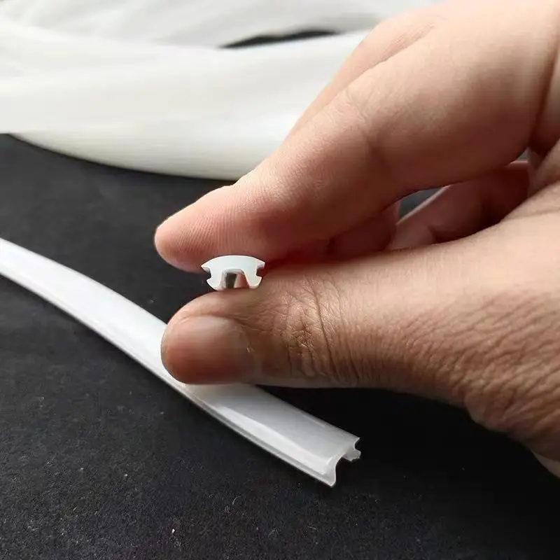 Description Picture 5 of itemFlexible LED Alumium Profile Silicone Cover PC Diffuser Cabinet Hard Bar Light Replaceable Lampshade Accessories DIY Linear Lamp