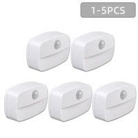 LED Night Light with Motion Sensor Cabinet Lamp Wireless Bedside Nightlight Battery Power For Bedroom Closet Stairs Lighting 1