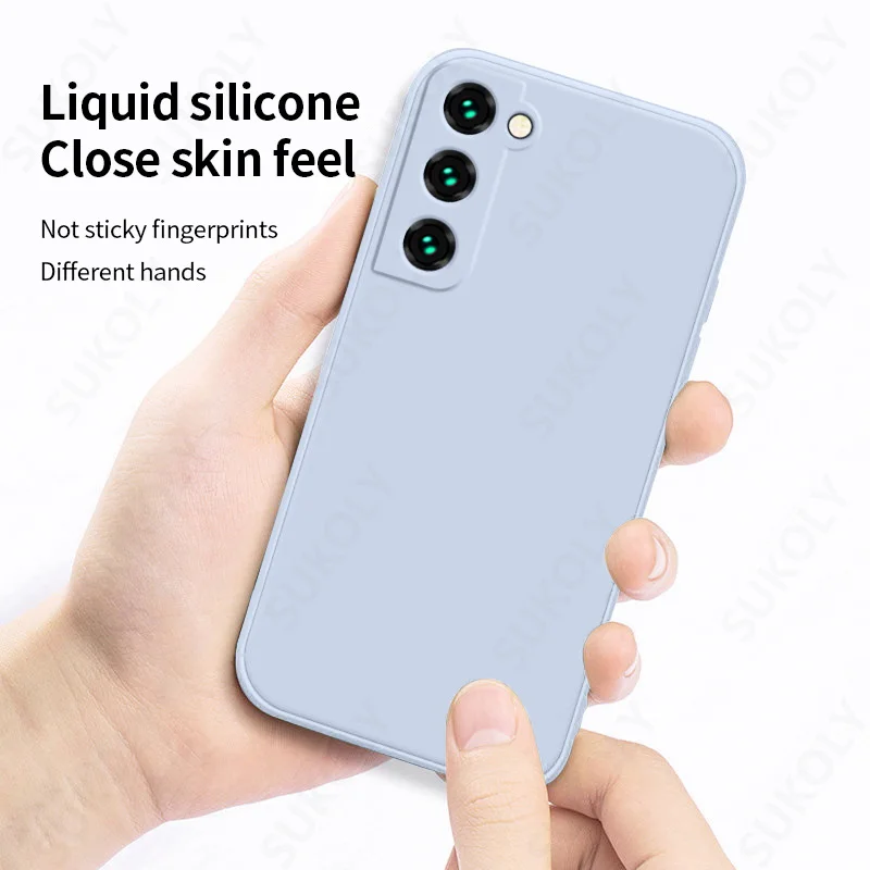 For Samsung Galaxy S22 S22 Ultra S21 Plus S20 FE Silicone Case For Samsung A53 A33 A73 A13 A52 A12 A71 A51 A32 Soft-Touch Funda