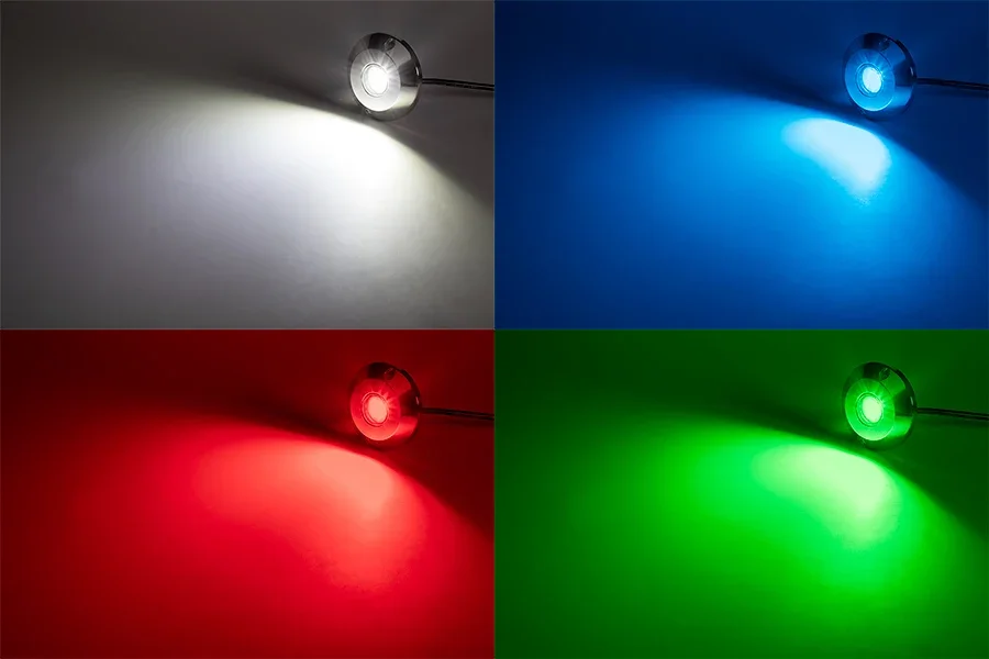 Bright Wide WEIKEN 60 IP68 RGB LED Underwater Boat Lighting For Boat