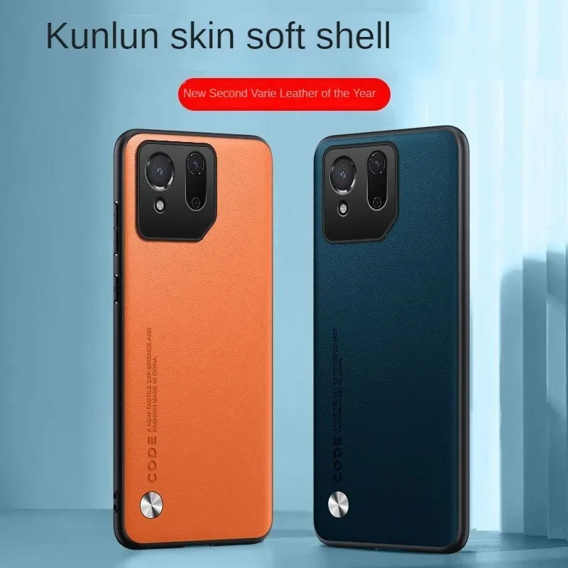 Ultra-Thin Leather Texture Shockproof Phone Case with Soft Edge Bumper Protection