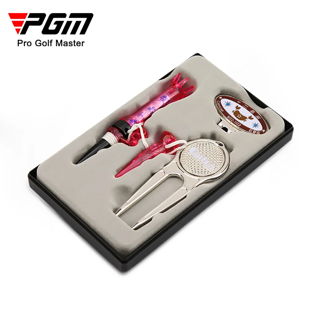 

PGM Golf Hat Clamp Patterned Mark Ball Tee Set