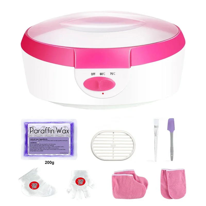 Paraffin wax machine Paraffin Wax Machine for Hand and Feet Bath Quick Heat Warmer Accessory Optional 200g Paraffin Wax or Mitts Booties 220V EUPlug