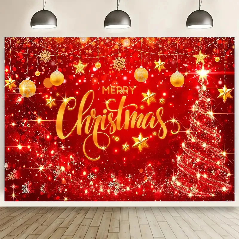 

Vinyl Custom Christmas Tree Flower Wreath Photography Backdrop Valentine Day Window Snowman New Year Party Background Prop DH-08