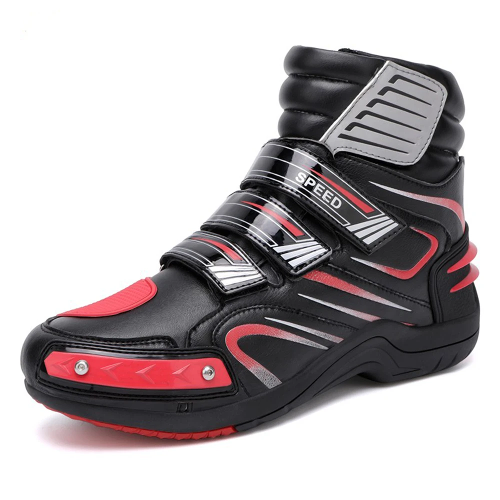 

Men Motocross Knight Shoes Cycling Road Cycling Shoes Wear Resistant Motorbike Boots Fall Prevention Cycling Motorcycle Boots