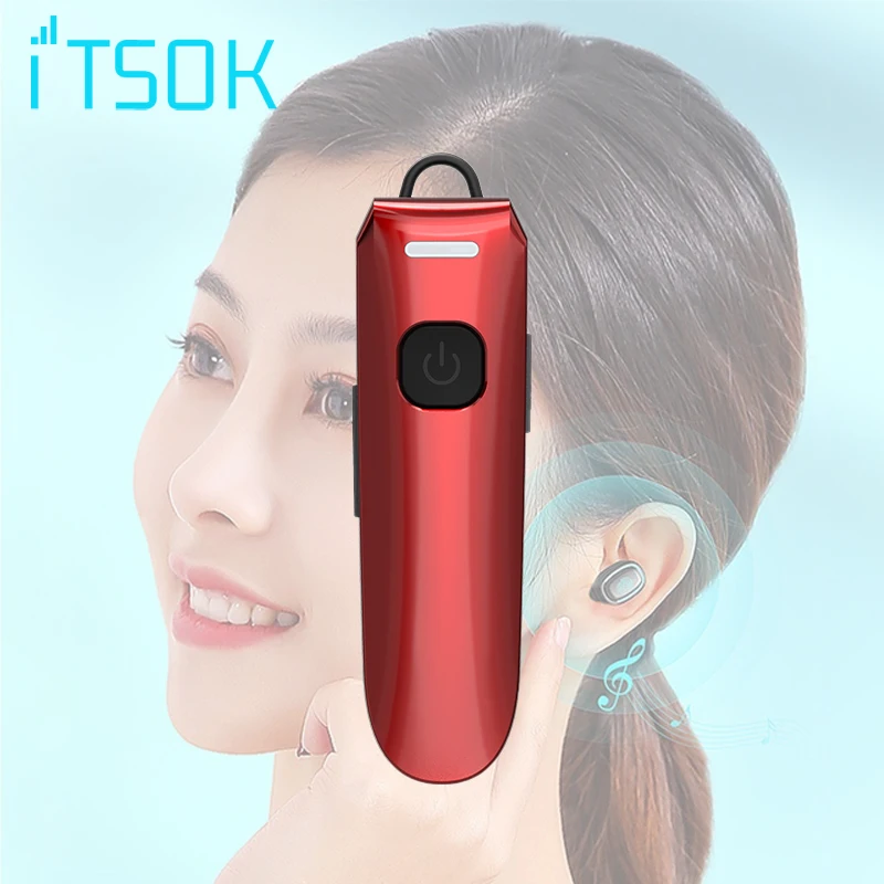 Business type Wireless Earhook Mini Walkie Talkie Intercome Bluetooth PMR FRS Bluetooth-compatible Headset Two Way Radio 3