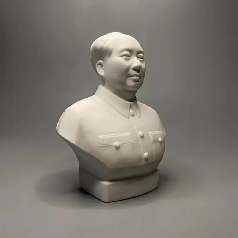 Chairman Mao Statue, Great Figure Sculpture, Grandpa, Home, Office, Study, Desktop Decoration and Decoration