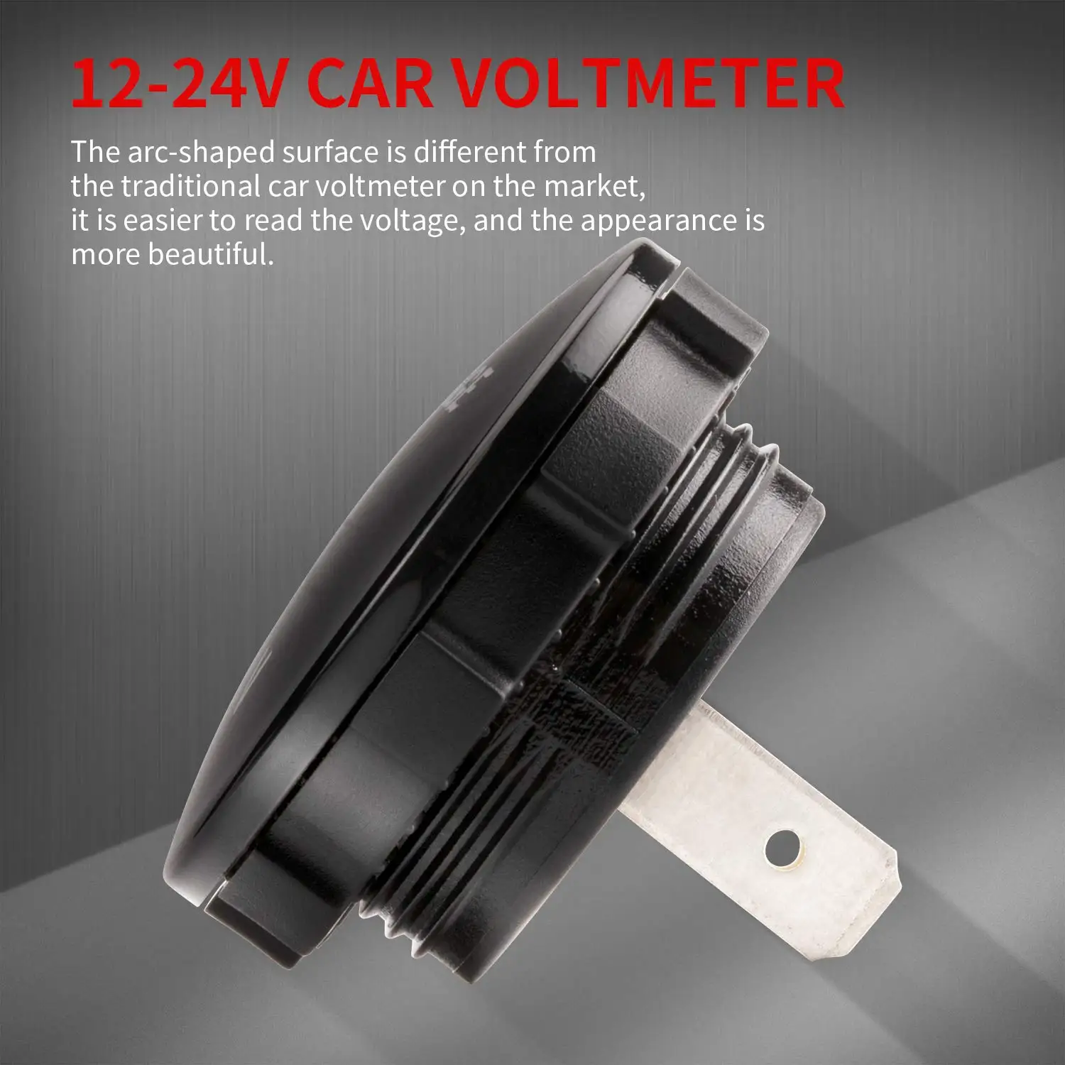 Digital Voltmeter Mini Waterproof Car Display 12-24V LED Digital Voltmeter Tester Car Display