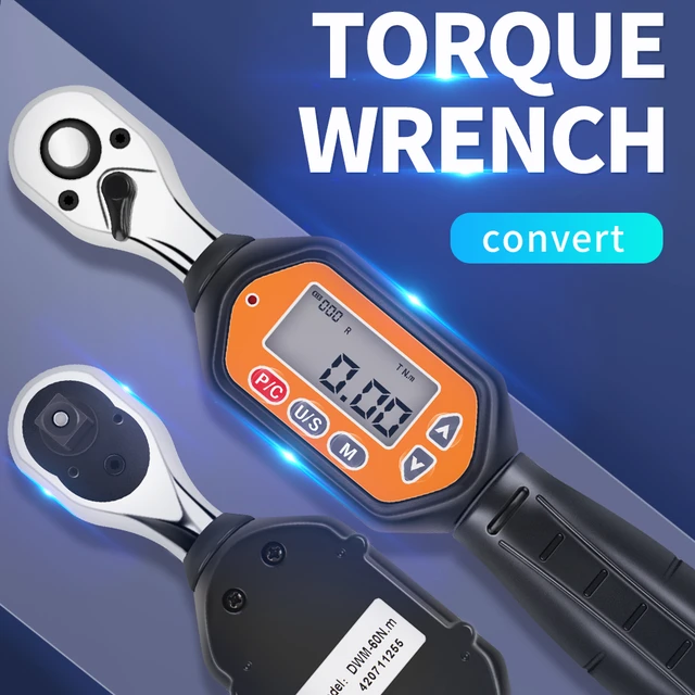 WADFOW 3/8 Preset Torque Wrench 10-60N.m 12