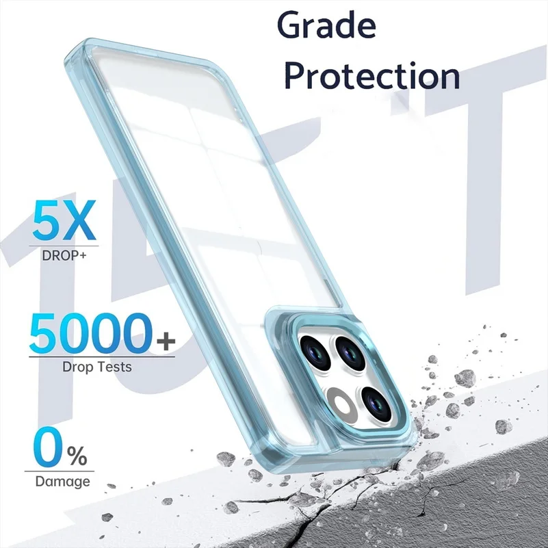 Crystal Clear Non-Yellowing Transparent Acrylic Phone Case