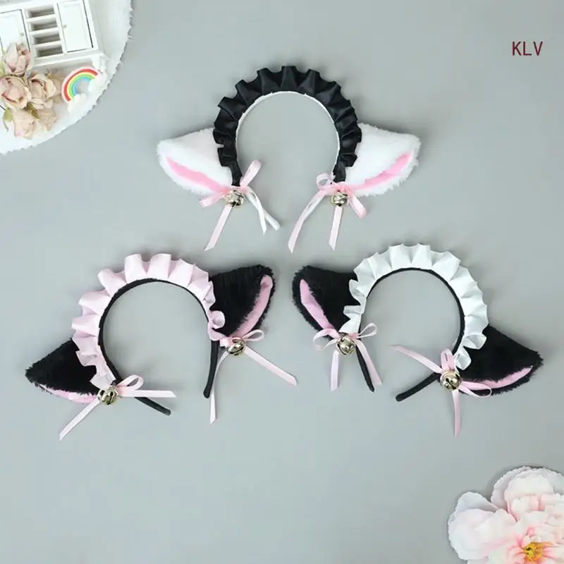 

Cosplay Hairhoop Cat Ears Hairband Festival Headband LolitaStyle Costume Accessories Girl Female Themed Party Headwear