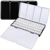 Empty Metal Watercolor Tin Palette Box With 14/26/52pcs Detachable Empty Watercolor Half Pans For DIY Travel Watercolor Palette 3