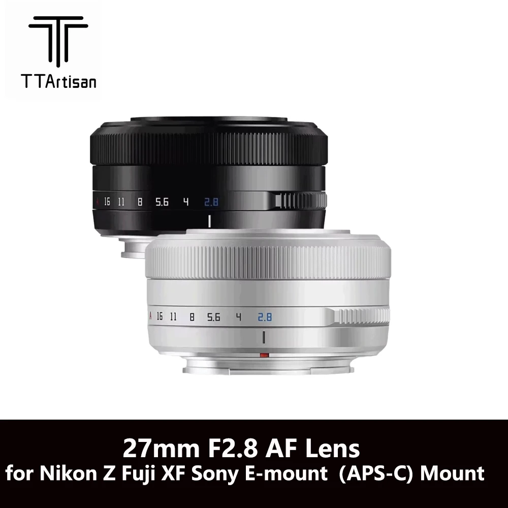 TTArtisan AF 27mm APS-C Mirrorless Camera Lens for Sony