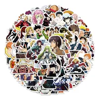 100PCS Mix Anime Stickers Waterproof DIY Graffiti Phone Laptop Luggage Guitar Notebook Cup Cartoon Stickers Kids Toy 2