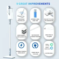 Household Multifunctional Sterilization and Mite Removal Steam Cleaner Electric Steam Mop Steam Mop 220V EU Plug 2