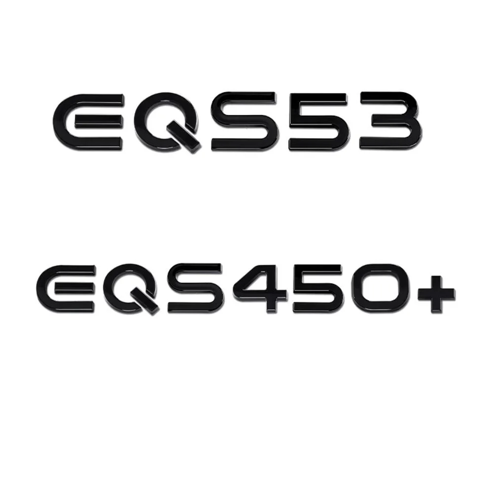 메르세데스 벤츠 신에너지 EQA H243 전기 모터 EQA250 EQA260 EQA300 EQA350 EQA250+ 심볼 엠블럼용 글로스 블랙 레터링
