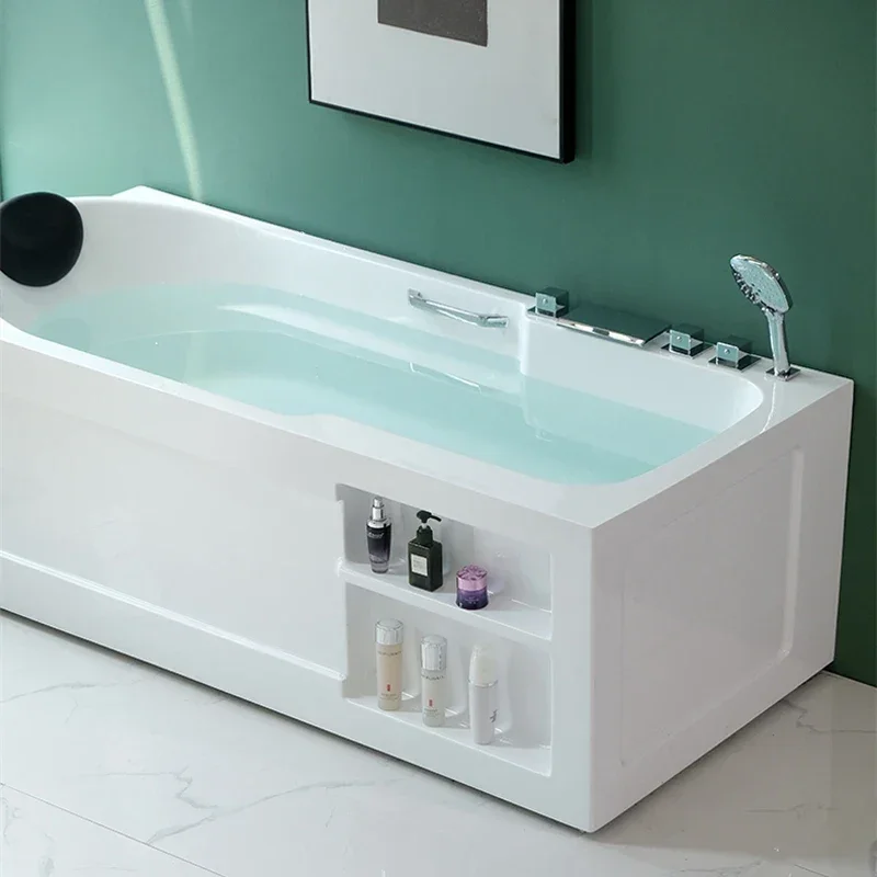 Acrylic Tub Home Bathroom Surf Massage Adult Bathtub Small Apartment Independent Constant Temperature Portable Tubs For Bathing 4