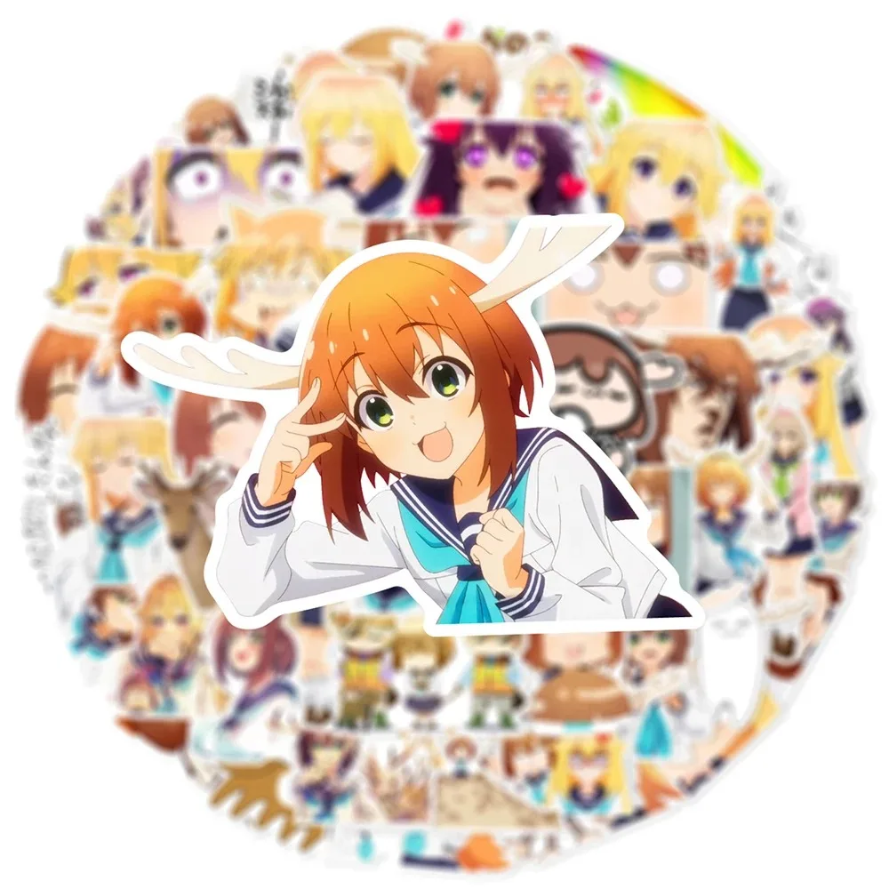 My Deer Friend Nokotan Stickers Kawaii Shikanoko Anime Sticker Scrapbooking Bike Guitar Laptop Girls Koshi cartoon stickers decorative stickers self adhesive stickers anime stickers adhesive stickers decorative labels stickers cartoon sticker 10/30/50pcs