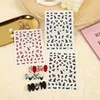 New Cute Butterfly Football Nail Stickers Black White Line Decals 3D Nail Art Decoration Cute Cartoon Sliders Summer Manicure 3