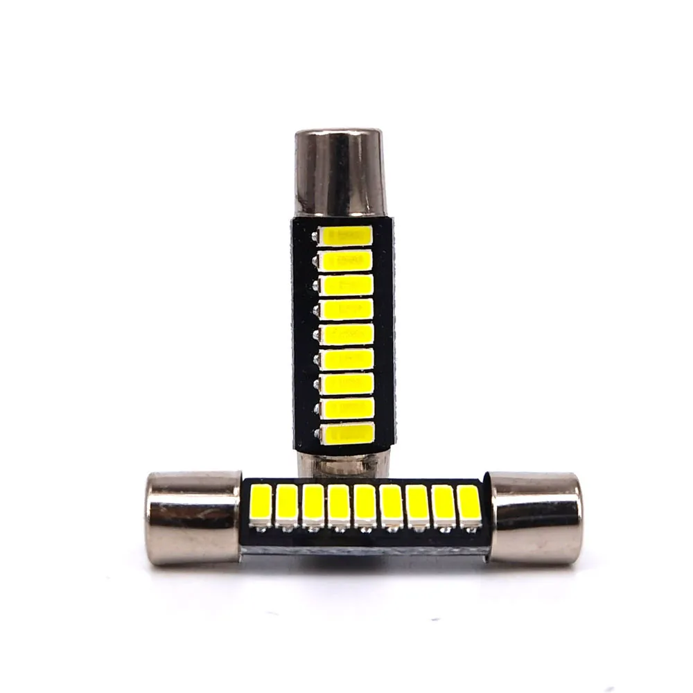 LED   4014 9 SMD , ȭ ſ LED ,  29mm, 1.1 ġ, 12V, T6.3, 30 