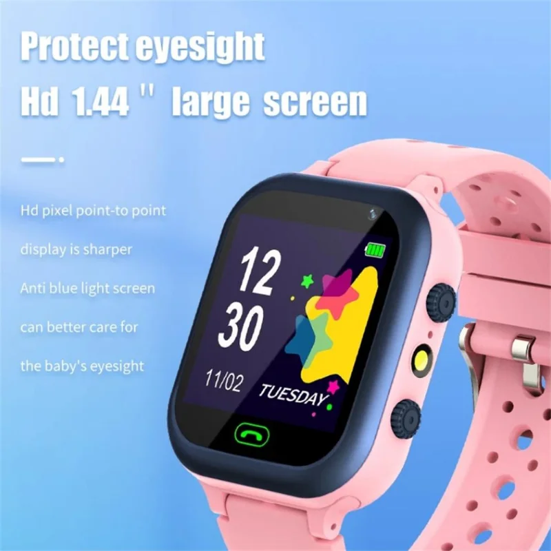 Kids Smart call watch S20 Kids Smart Watch Sim Card Phone Smartwatch Location Sos Photo Camera Waterproof Gift For Boys Girls 4