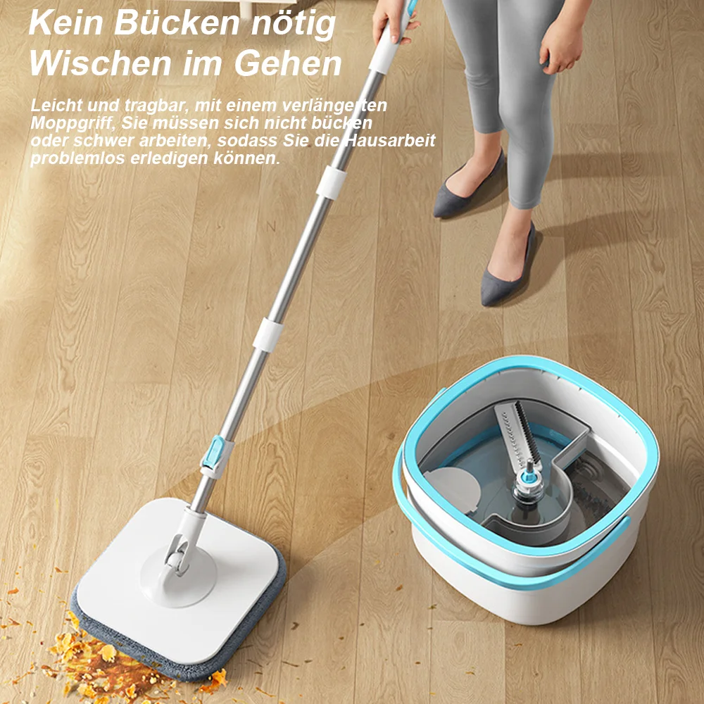 Mopp Ersatz Tuch Rotierenden Hand Frei Mopp Eimer Ersetzen Tuch Flache Mopp Tuch Starke Dekontamination Reinigung Werkzeuge – Detail 7