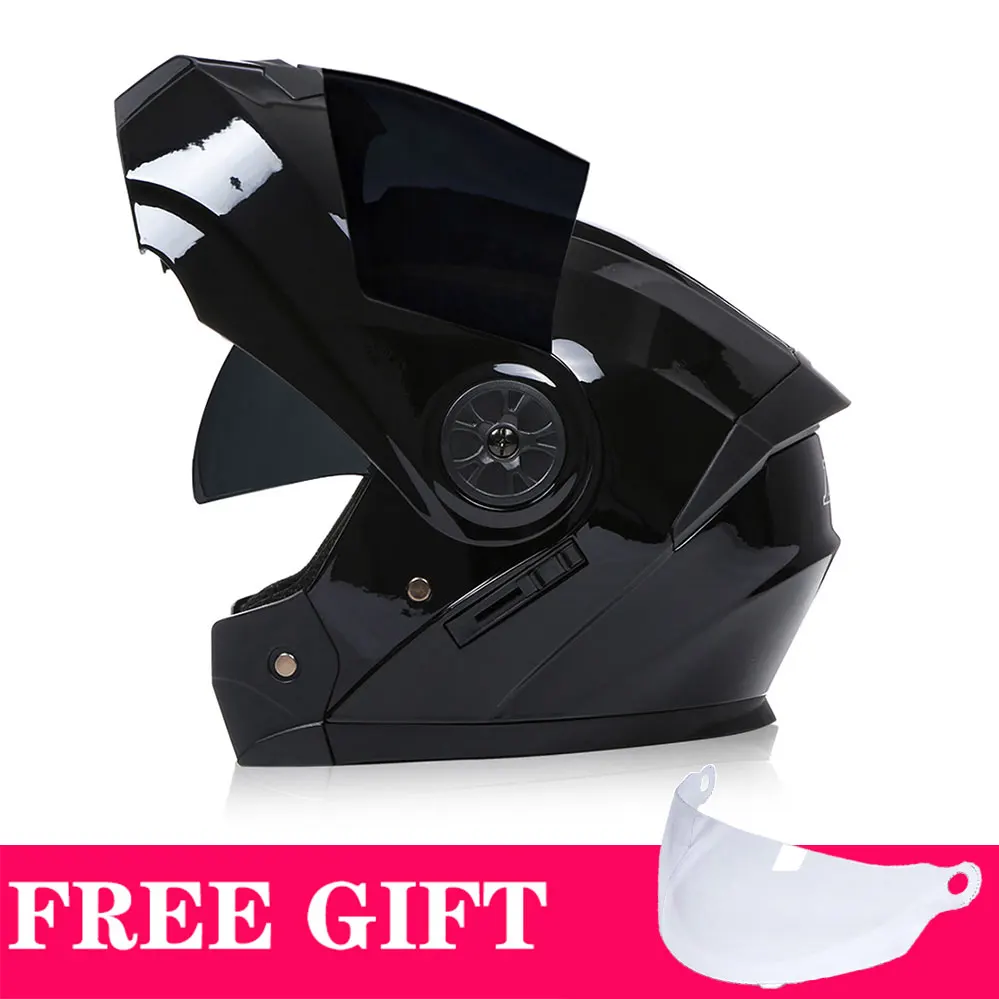 

Personalised Motorcycle Modular Flip Up Helmet Men Women Safety Downhill Motocross Racing Full Face Casco Moto DOT Approved ECE
