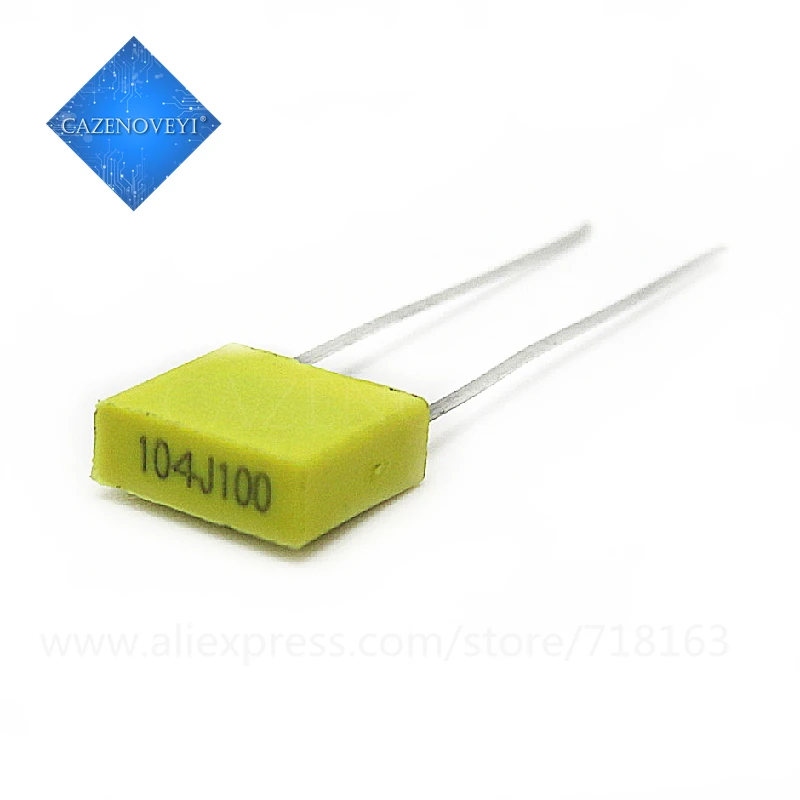 

20pcs/lot Polypropylene Safety Plastic Film 100V 1nF ~ 470nF 100nf 220nf 10nf 47nf 22nf 1nf 0.47uf 0.1uf Correction capacitor