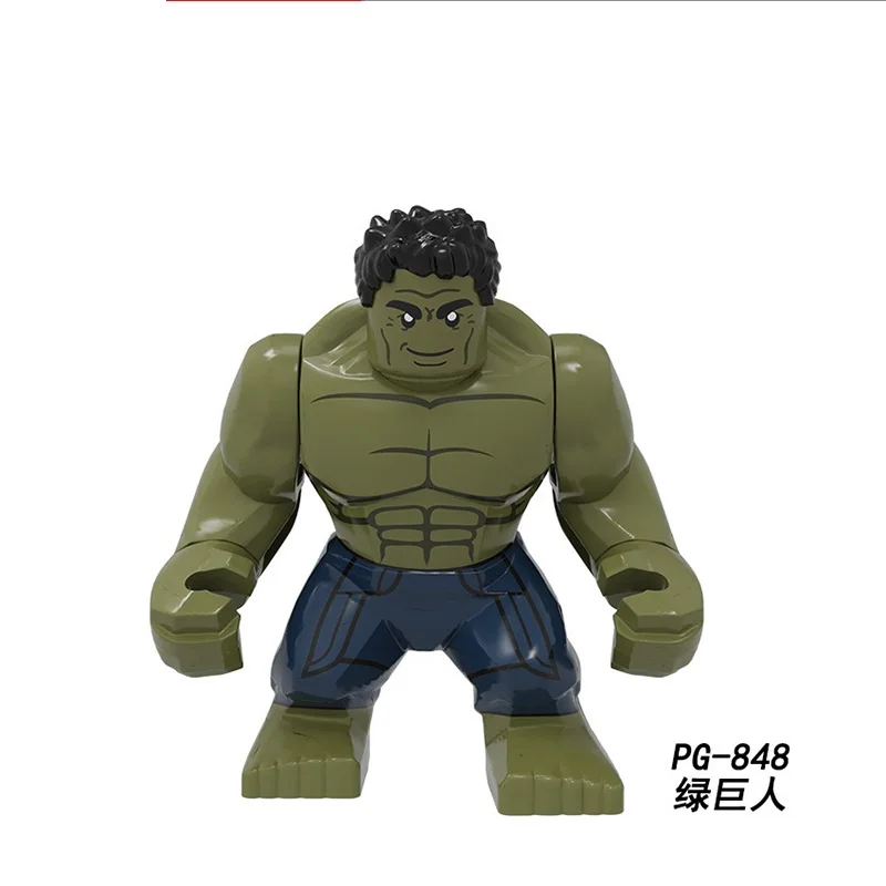 Hulk Anime figures Spider Anime Figure Building Blocks Venom Wolverine Super Mans Heroes Toys Children Boy Girls Gift Toy Building Blocks Action Figures