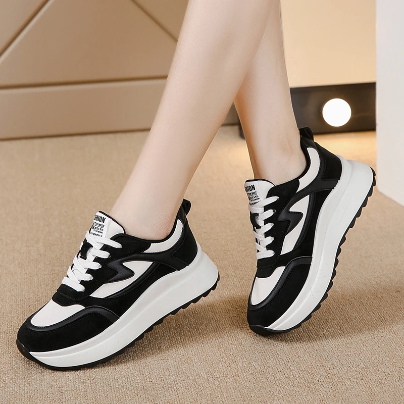 Women's Sports Shoes White Kawaii Female Sneakers Casual Spring Autumn Basket Tennis Platform Flat Running Vulcanize Lolita 2022 