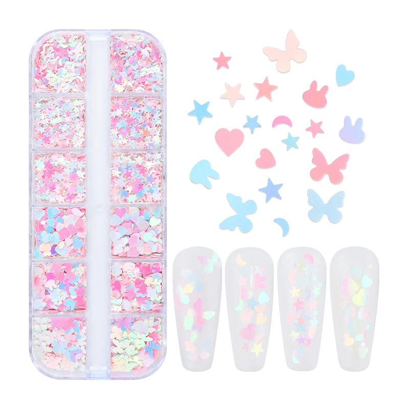 Mermaid Glitter Nail Sequins Kit