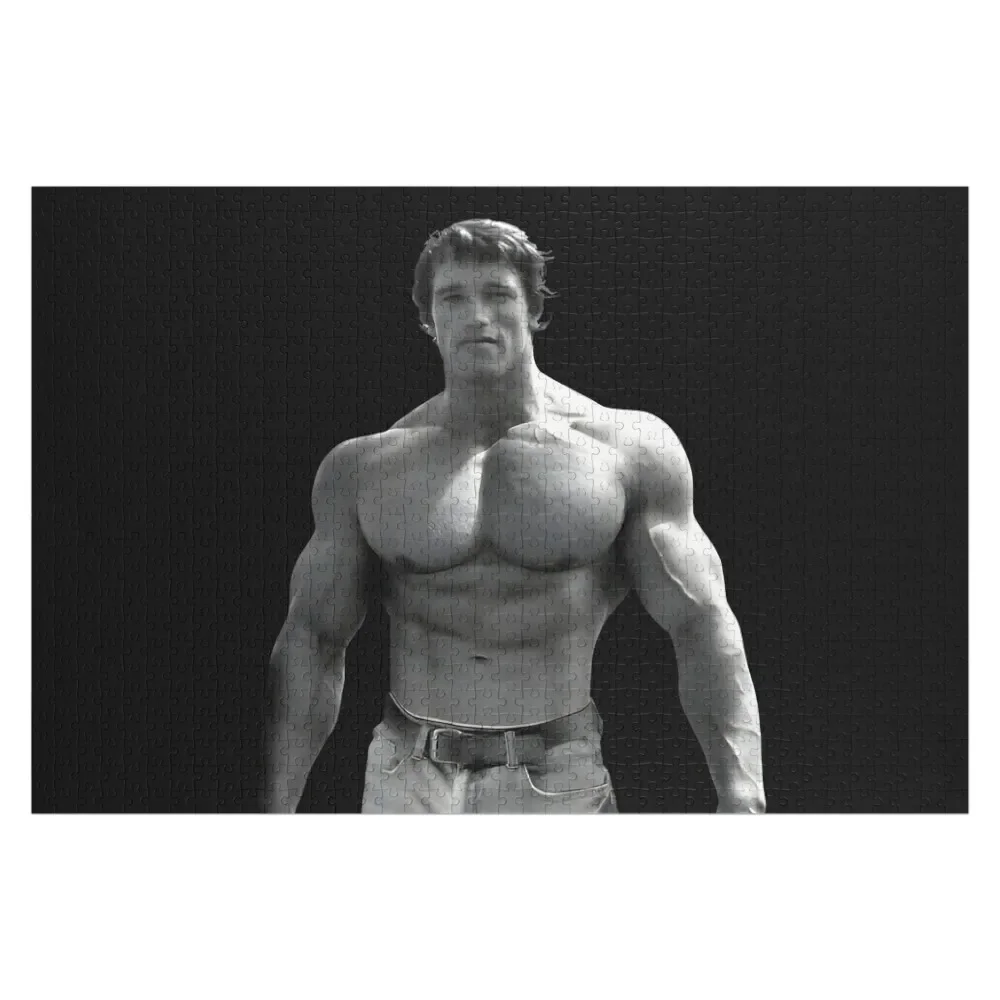 

Arnold Schwarzenegger BodyBuilder Jigsaw Puzzle Wood Name With Photo Custom Name Child Toy Puzzle