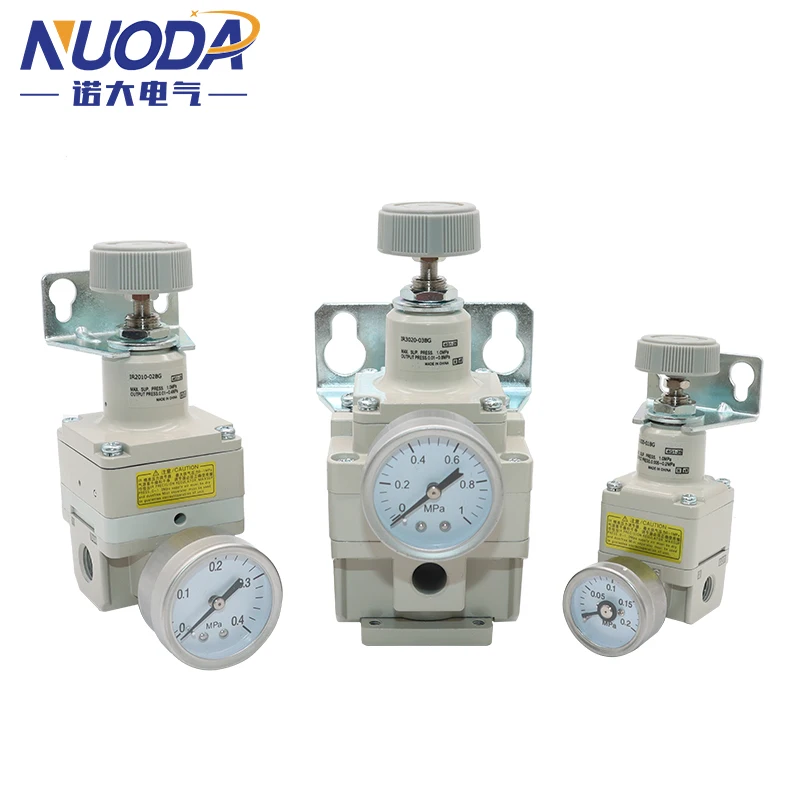 SMC ประเภทวาล์วลดที่แม่นยําเครื่องปรับความดันอากาศตัวควบคุมความแม่นยํา IR1000-01 IR1010-01 IR1020-01BG IR2000-02 IR2010-02BG 1