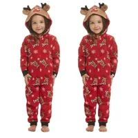 2025 Christmas Family Matching Rompers Adult Kid Baby Family Matching Outfits Pajamas Xmas Deer Family Look Matching Jumpsuits 2