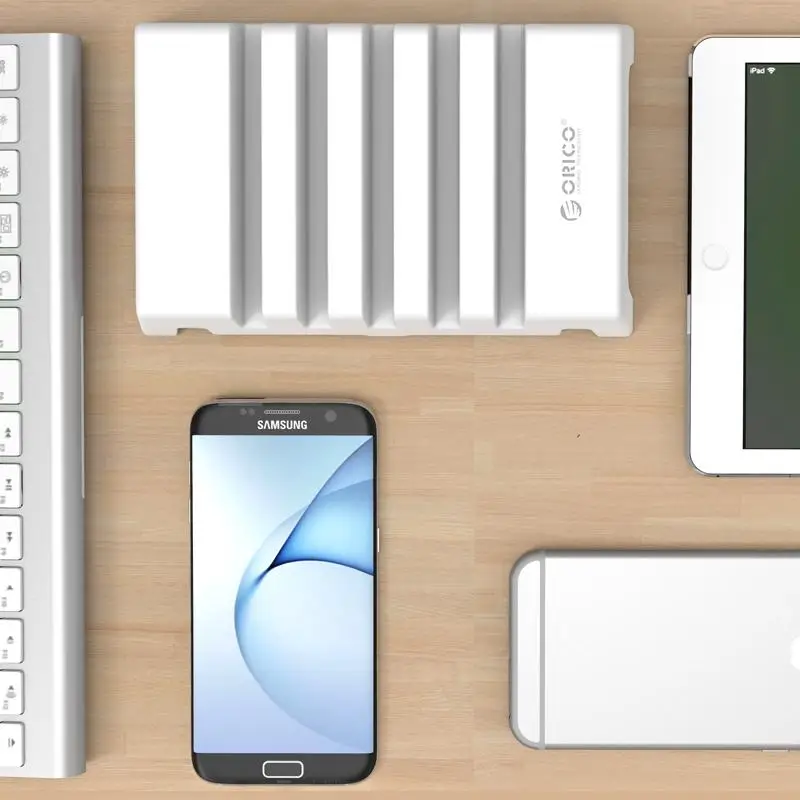 ORICO DK305 5-slot Desktop Charging Bracket Universal Multi-color Devices Notepad Charging Stand Suitable for Smartphones Tablet