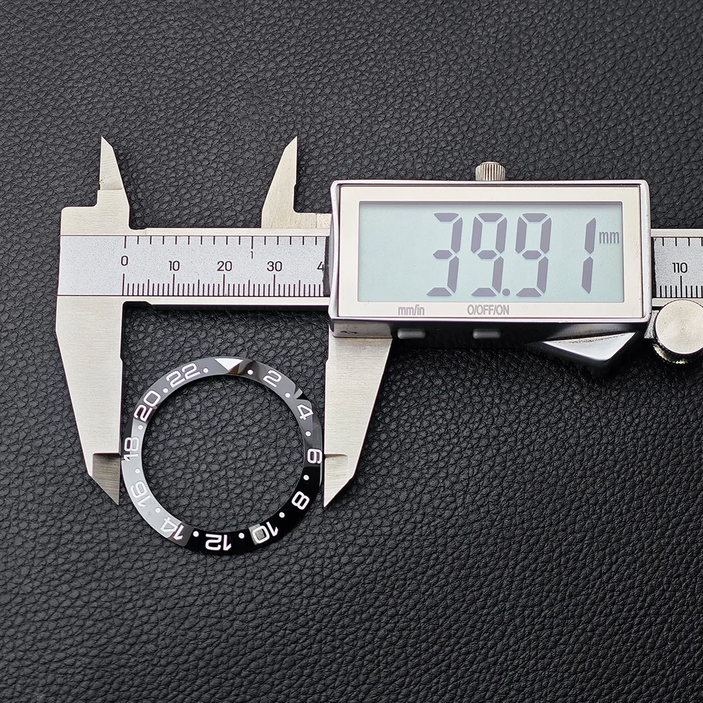 Premium 40mm Sloped Ceramic Bezel GMT Insert for Men's Watch Accessories