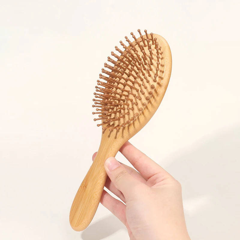 ٤ قطع فرشاة شعر خشب احترافية