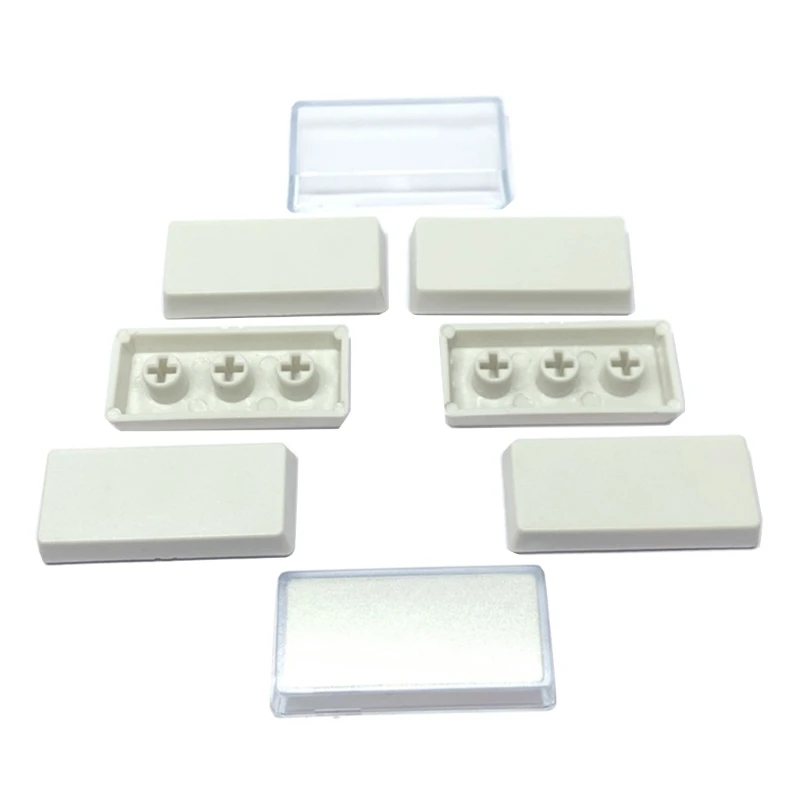 10pcs 더블 레이어 Keycaps 투명 Keycaps 이동식 종이 클립 사용자 정의 MX 스위치 Relegendable Keycap 쉘 보호