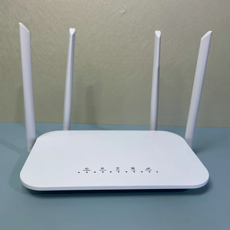 Roteador 300mbps Cat4 32 Usuários Rj45 Wan Lan sem Fio Modem Lte Sim Cartão Roteador Lc117 4g - Imagem 3
