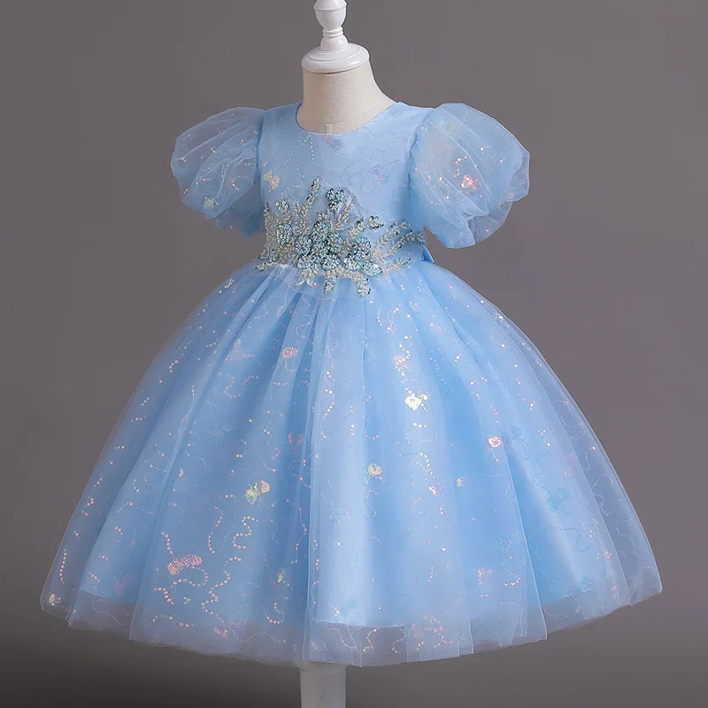 

Детское платье-пачка в стиле принцессы, элегантное кружевное платье для девочки, подружки невесты, Рождественская одежда для маленьких девочек