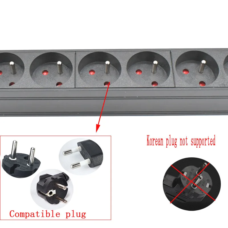 Barre D'alimentation Intelligente Schuko Powerlink, Support D'armoire  Réseau, Amplificateur De Puissance Audio 3p, Prise D'aviation 2/4/6/8/10  Ac, Prise France - Prises Électriques - AliExpress