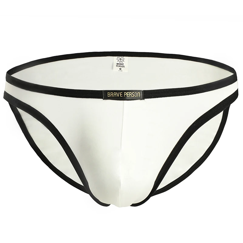 Sous-vêtement taille basse pour homme, respirant, évac80-l'humidité, poudres U-convexes, culotte sexy, bikini en nylon Brave Mortgage