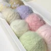 50g Alpaca Mohair Yarn Long Plush Thick Crochet Wool Yarn For Knitting Scarf Baby Sweater Summer Winter Thread 380m/416yd 1