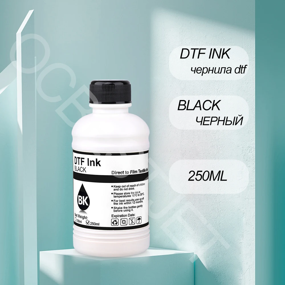 DTF Ink Ordinary Quality 250ml PET Film Transfer Ink For Epson I3200 L1800 1390 L800 PET Film Printing And Transfer