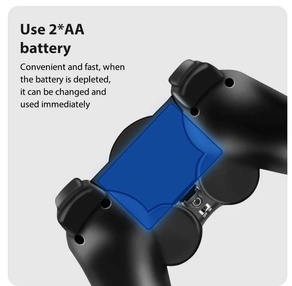 Manette de jeu sans fil 2,4 GHz avec adaptateur OTG pour smartphone, tablette, PC ou Smart TV Android P3_voghion.com
