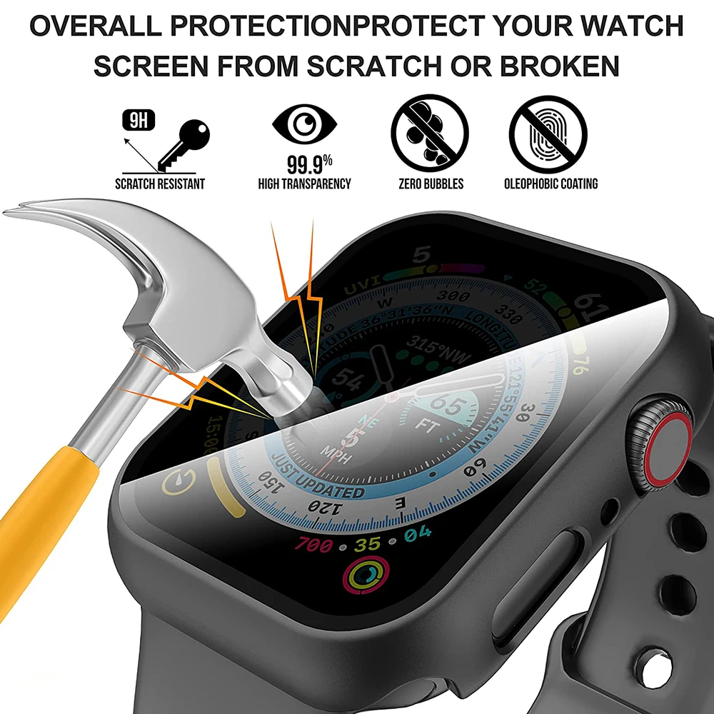 Фото Стекло и крышка для часов Apple Watch, аксессуары для iWatch версии 8, 7, 6, SE, 5, 3, 44 мм, 40 мм, 41 мм, 45 мм, 42 мм, 38 мм №2