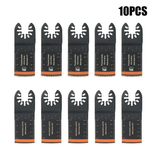 Japanese Tooth Carbide Oscillating Saw Blade Kit 10-39Pcs Arc Edge Oscillating Multitool Blades Precise Cut for Wood PVC Iron - Image 8