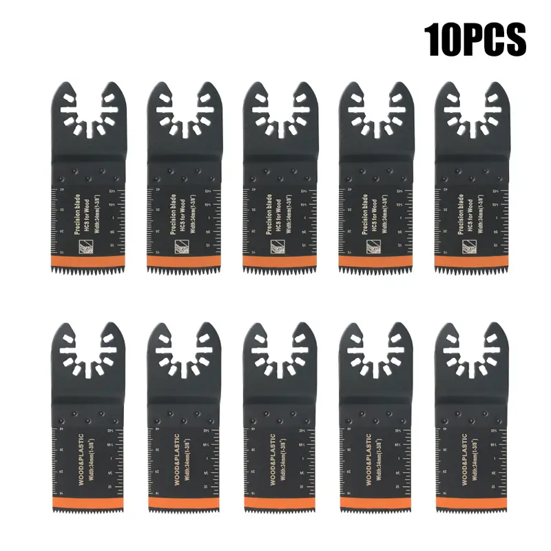 Japanese Tooth Carbide Oscillating Saw Blade Kit 10-39Pcs Arc Edge Oscillating Multitool Blades Precise Cut for Wood PVC Iron - Image 8